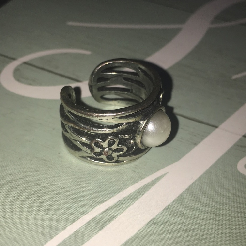 Pearl adjustable ring - Picture 2 of 4